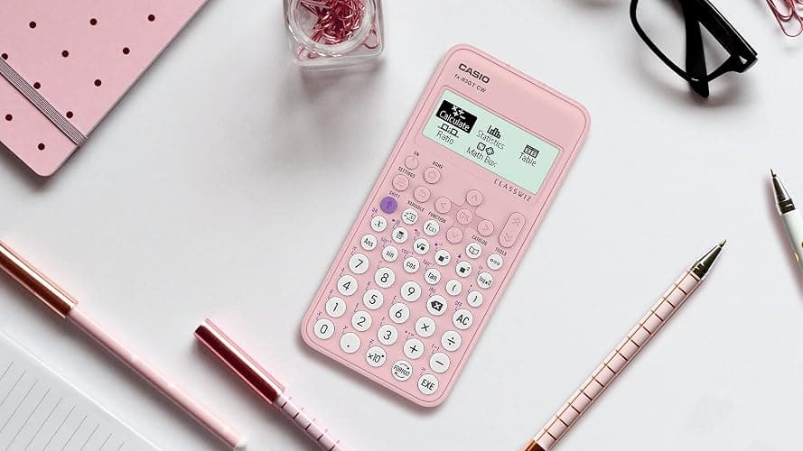 Casio fx-83GTCW Pink Scientific Calculator thumbnail 2