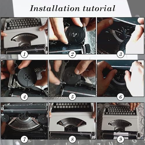 Vintage Manual Typewriter Spool Ribbon Black Ink- for Royal… thumbnail 5