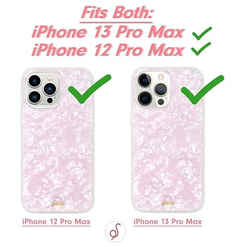Sonix Phone Case for iPhone 13 Pro Max / 12 Pro Max | 10ft Drop Tested | Pink Tortoiseshell Print | Pink Pearl Tort thumbnail 6