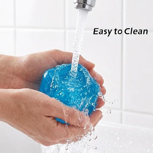 Stress Cube Squishy Fidget Toys, 2.17" Slow Rising Ice Cube Stress Ball, Sensory Sugar Squishy Squeeze Toys for Adults & Kids, Anxiety Relief Desk Toys, Classroom Prizes Party Favors (Blue) thumbnail 5