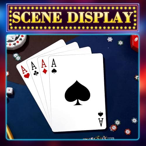 AceOrbit Giant Jumbo Playing Cards 2.62 ft Tall Giant Deck of Cards Large Print Playing Oversized Casino Theme Party Decorations for Adults Game Birthday Party Supplies thumbnail 5