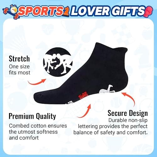HAPPYPOP Racing Gifts for Men - Wrestling Football Fishing Gifts, Funny Socks for Him thumbnail 4