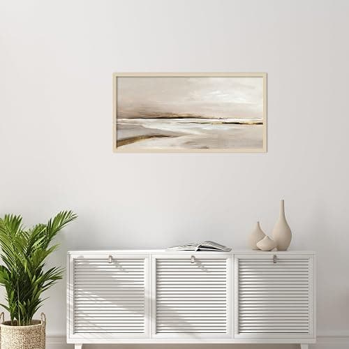 Amanti Art Framed Wall Art Print (41x21) Golden Prairie Landscape by Jacob q Framed Poster for Wall Decor, Living Room, Bedroom, Bathroom, Kitchen, Office or Business Artwork from WI, USA thumbnail 5