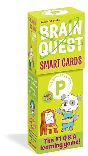 Brain Quest Pre-Kindergarten Smart Cards Revised 5th Edition (Brain Quest Smart Cards) - Image 1