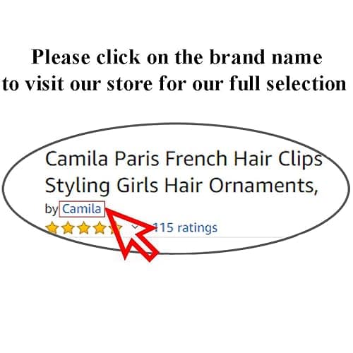 Camila Paris CP2 2 Pack French Large Banana Clip Hair Comb, Classic Banana Clips Hair for Thick Hair Ponytail Holder Interlocking Styling Clips for Women Made in France thumbnail 8