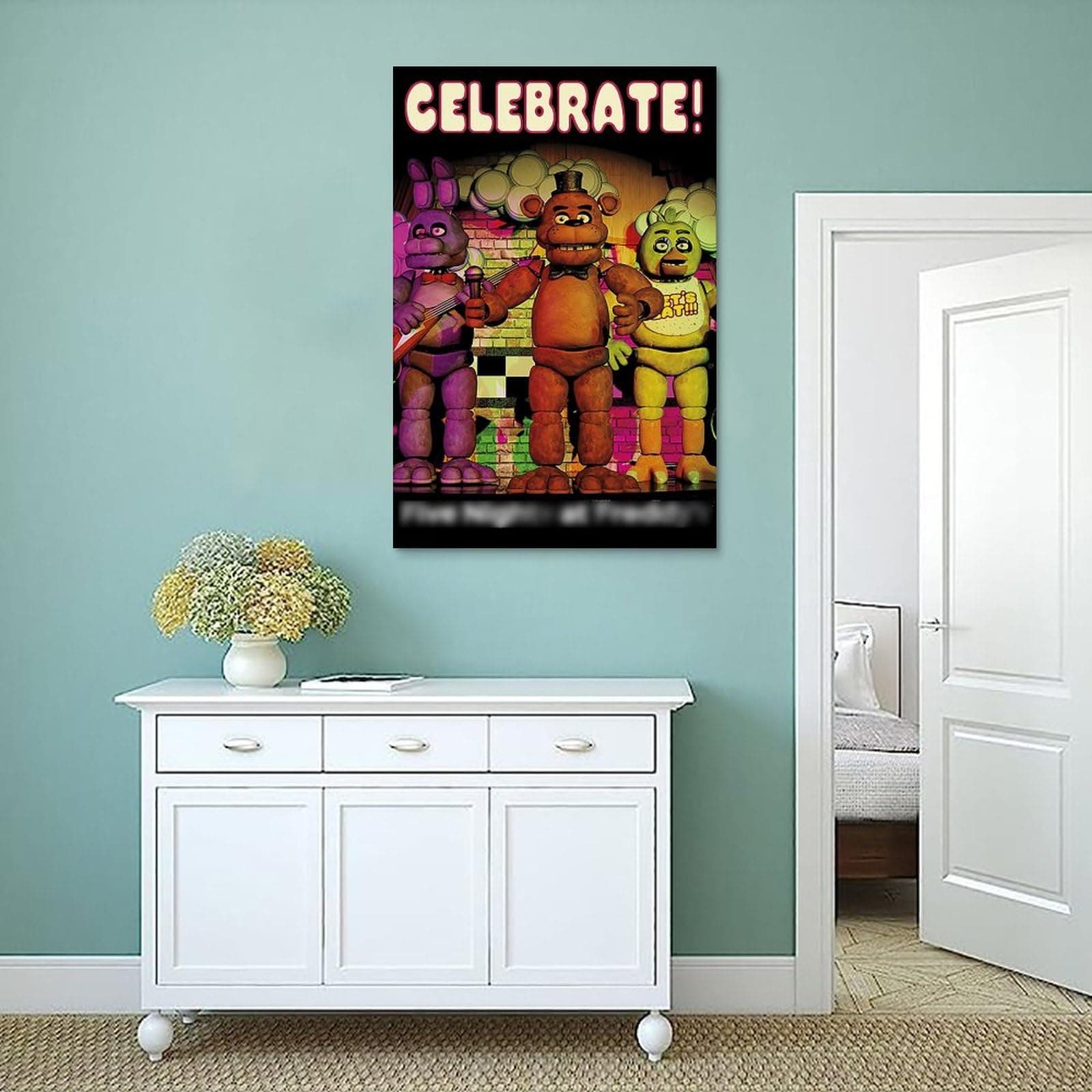 jongi FNAF Poster Poster Decorative Painting Canvas Wall Art Living Room Posters Bedroom Painting 08x12inch(20x30cm) thumbnail 4