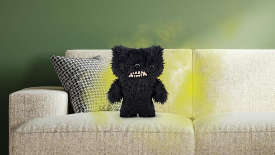 Fuggler Misfit Monsters 9-inch by ZURU, Funny Ugly Monster Plush Toy, Soft Doll Plushies for Kids and Adults (Mr Buttons & Screech - Pink & Blue) thumbnail 2