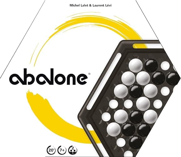 Asmodee - Abalone - Edition Officielle - Jeu de Société Famille pour Adultes & Enfants dès 7 Ans - Jeu de Stratégie & Réflexion - Plateau de 28 Billes - As d'or - 2 Joueurs - 20 Min - Zygomatic thumbnail 2
