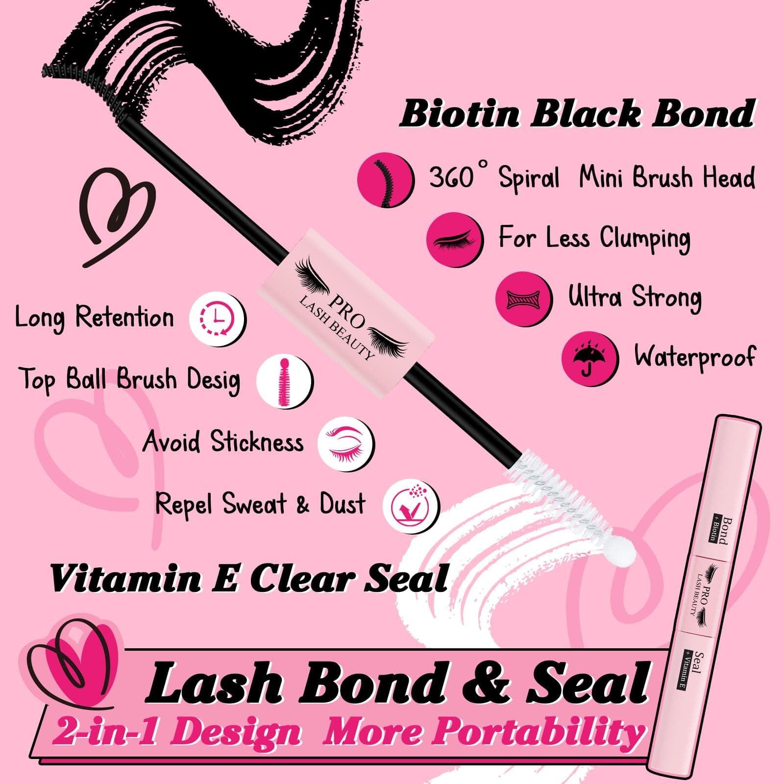 Lash Extension Kit Lash Clusters Eyelash Extension Kit 280Pcs with Lash Applicator Lash Bond and Seal Eyelash Brush Individual Lashes Kit DIY Various Styles Easy to Apply at Home (40D-9-16mix Kit) thumbnail 4