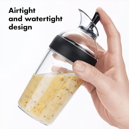 OXO Good Grips Little Salad Dressing Shaker - Black, Small thumbnail 5