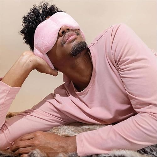 Nodpod Gentle Pressure Sleep Mask | Patented Light Blocking Design for Sleeping, Traveling & Relaxation - Blush Pink thumbnail 7