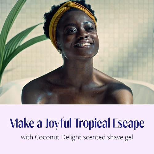 Skintimate Coconut Delight Shave Gel for Women, 3 Pack | Skintimate Shaving Cream for Women, Womens Shaving Cream, Shave Cream, Shaving Foam, Womens Shave Gel, Pack of 3, 7oz each(Package May Vary) - Coconut - 7 Ounce (Pack of 3) thumbnail 3