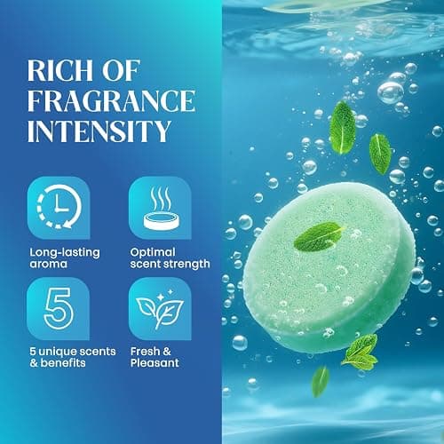 Bofuoos Shower Steamers Aromatherapy, Birthday Gifts for Men Teen, Stocking Stuffers White Elephant Christmas Gift for Adults, Natural Essential Oils Bath Bombs Relaxation SPA – 15 Tablets thumbnail 4
