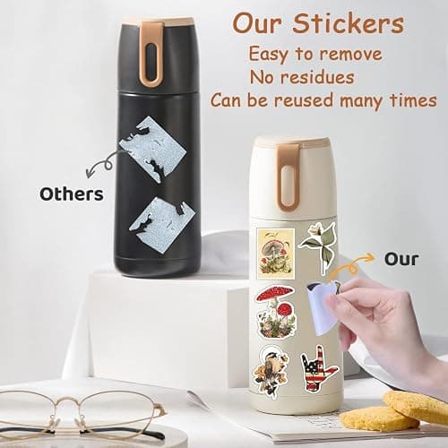 300 PCS Vintage Stickers, Aesthetic Waterproof Vinyl Stickers for Scrapbook Journaling Planners and Journals, Cottagecore Retro Sticker Pack for Water Bottles Laptop, Scrapbooking Supplies for Adults thumbnail 6