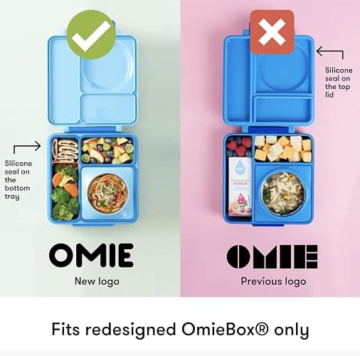OmieBox (2 pack) Leakproof Dips Containers To Go, Salad Dressing Container, Condiment Container with Lids - Food Safe Silicone - 4 ounces (Blue/Lime) thumbnail 6
