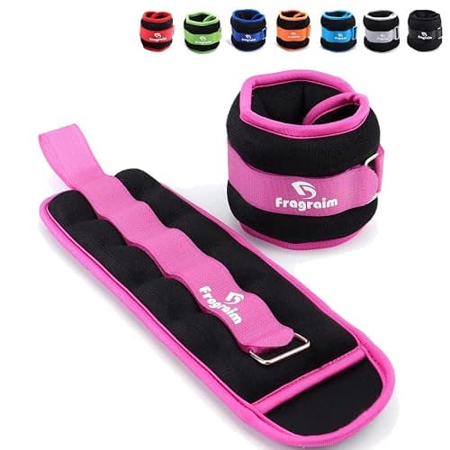 Ankle Weights for Women, Men and Kids - 1/2/3/4/6/8/10/12/15/20 LBS 1 Pair Strength Training Wrist/Leg/Arm Weight with Adjustable Strap for Jogging, Gymnastics, Aerobics, Home Fitness, Physical Therapy - Image 1