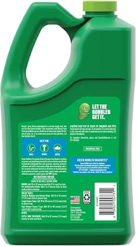 Green Gobbler Enzyme Drain Cleaner | Controls Foul Odors & Breaks Down Grease, Paper, Fat & Oil in Sewer Lines, Septic Tanks & Grease Traps | 1 Gallon thumbnail 2
