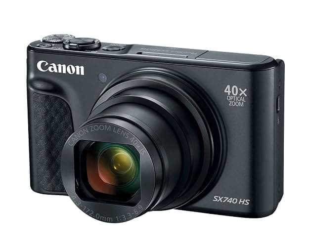 Canon PowerShot SX740 Digital Camera w/40x Optical Zoom & 3 Inch Tilt LCD - 4K VIdeo, Wi-Fi, NFC, Bluetooth Enabled (Black) (Renewed) thumbnail 8