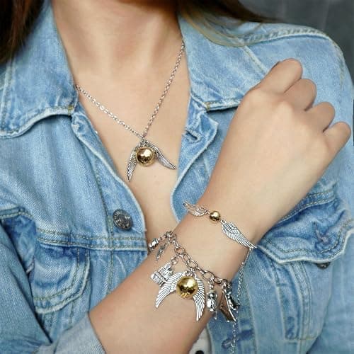 Fancy Space Enchanted Wizard Charm Bracelet for Her – Adjustable Handmade Magic Jewelry – Valentine’s Day & Birthday Gift for Girls, Teens & Women thumbnail 2