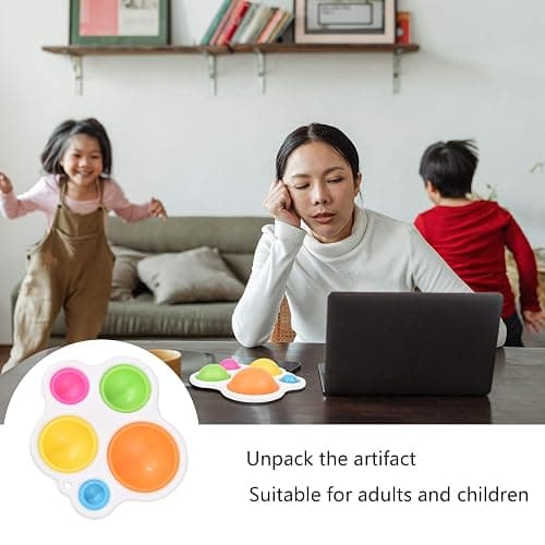 Pop It Fidget Toys, Pop It Fidget Toy Simple Press Stress Relief Toys Anxiety Relief Toys, Sensory Toy for Autism and Adult Fidget thumbnail 4