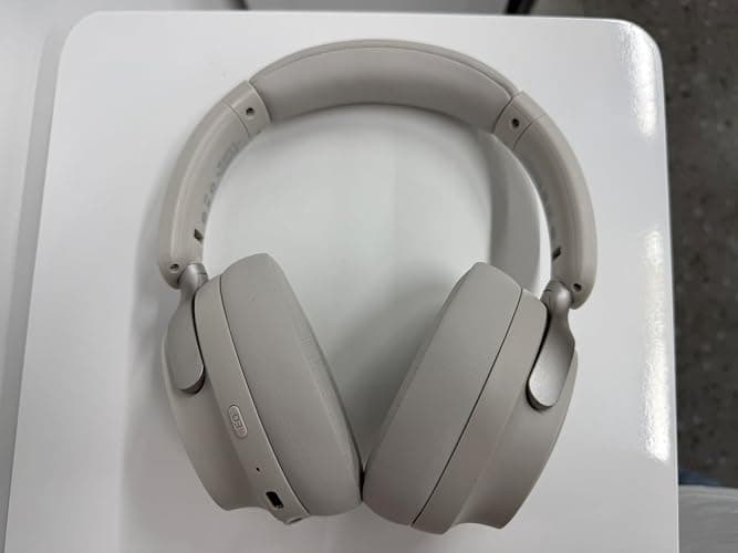 RORSOU B8 Bluetooth Headphones Over Ear, 6 EQ Music Modes and 50H Playtime Deep Bass Wireless Headphones with Mic, Lightweight Folding HiFi Stereo Headset for iPad/Travel/Tablet/PC/Home Grey thumbnail 2