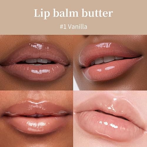 URQT 4PCS Summer Special Lip Butter Balm, Hydrating, Nourishing & Softening Lip Care with Natural Oils & Fruit Extracts, Long-Lasting Moisture, Non-Sticky Shine, Soften Dry Lips Lip Care (4PCS, 4) thumbnail 6