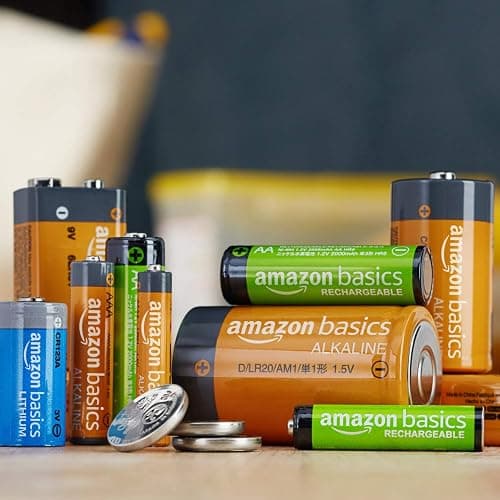 Amazon Basics 24-Pack Rechargeable AA NiMH High-Capacity Batteries, 2400 mAh, 1.2V, Low Self Discharge, Pre-Charged, Recharge up to 400x Times thumbnail 4