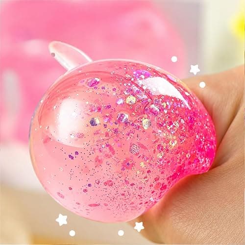 Dachshund Squishy, Glitter Weiner Dog Maltose Stress Ball, Slow Rise Fidget for Anxiety Relief, Soft Squeeze Desk Gadget for Home Office Travel (Blue) thumbnail 5