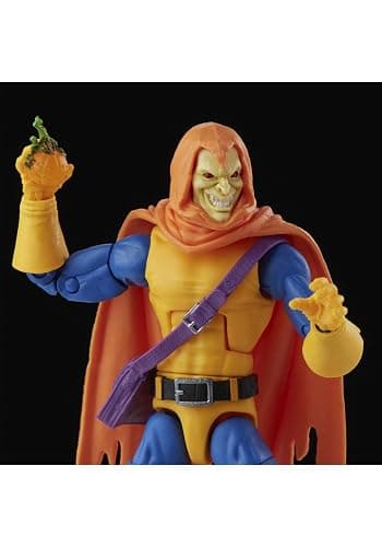 Spider-Man Marvel Legends Series 15 cm Hobgoblin Action Figure Toy, Toy Biz Inspired Design, Includes 3 Accessories: Glider, Pumpkin Bomb, Satchel thumbnail 7