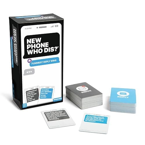 New Phone, Who Dis? by Relatable – Offline Text Message Party Game - Spicer Edition Party Game, Funny Social Icebreaker for Groups, and Summer Fun for Game Night, Includes 50 Inbox & 250 Reply Cards thumbnail 6