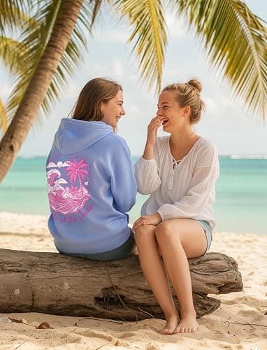 Tstars Volleyball Hoodies Gifts for Teen Girls Women Fans Team Players Love Sweatshirt Hoodie thumbnail 5