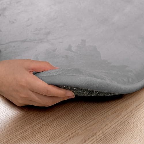 PAPAMAT 1.5" Thick Baby Play Mat for Floor 59x79 Soft Foam Mats, Dark Grey | Memory Mat for Baby to Play, Waterproof Easy Care with Non-Slip Tummy Time Play Mat for Nursery Playroom Classroom thumbnail 5