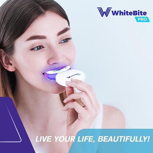Whitebite Pro Teeth Whitening Kit for Sensitive Teeth – Dual LED Light + 35% Carbamide Peroxide Gel + Remineralizing Gel | Dental-Grade Whitening at Home thumbnail 9