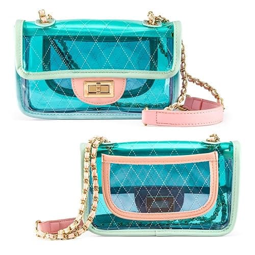OCT17 Women Mini Transparent Plastic Crossbody Durable Summer Shoulder Bag Purse thumbnail 3