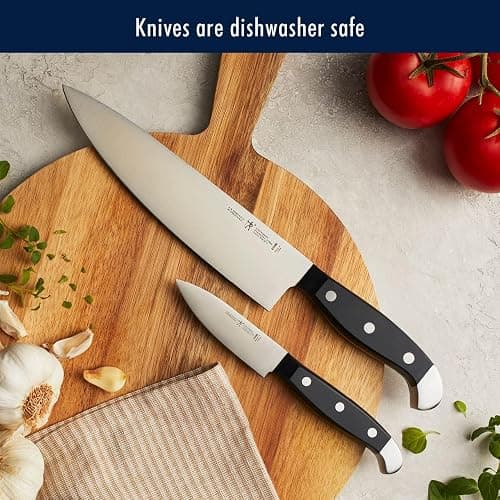 HENCKELS Premium Quality 15-Piece Knife Set with Block, Razor-Sharp, German Engineered Knife Informed by over 100 Years of Masterful Knife Making, Lightweight and Strong, Dishwasher Safe thumbnail 8