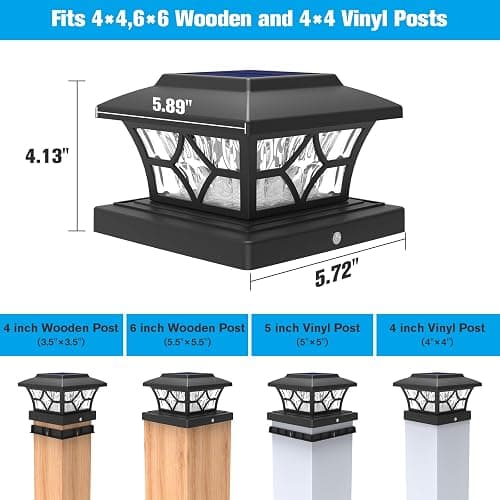 Solar Light Caps for Deck thumbnail 6
