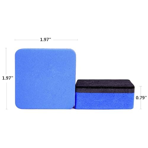 Dry Erase Erasers, 36 Pack Magnetic Whiteboard Eraser Chalkboard Eraser Dry Eraser for Classroom Office and home (Blue) thumbnail 3