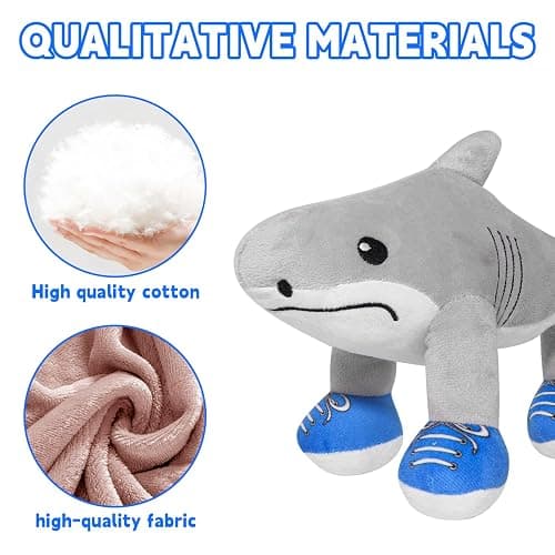 Italian Brainrot Inspired Plush Toy 13 Inches Tralalero Tralala Plush Soft Stuffed Meme Dolls for Collectors, Aesthetic Décor & Funny Gift Ideas(Upgraded from Previous 9 Inch Size) thumbnail 4