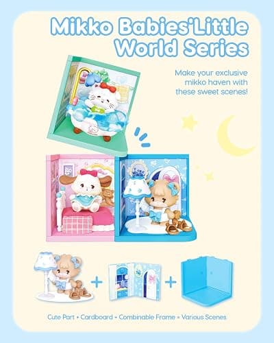 ROBOTIME Babies’ Little World Blind Box 1PC Surprise Kawaii Doll Action Figure Collectible Cute Desk Decor Random Art Toys Creative Gifts thumbnail 4
