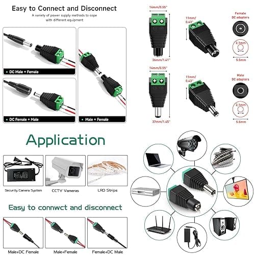 Mspalocell 12V Rechargeable Lithium battery 5600 mAh with Charger Bare Leads Wire Compatible with 12V Devices RC Car,LED Strip,DIY Project,Electronic Organ,Optical Network Unit,CCTV Camera,Solar Panel - 5600 mAh thumbnail 4