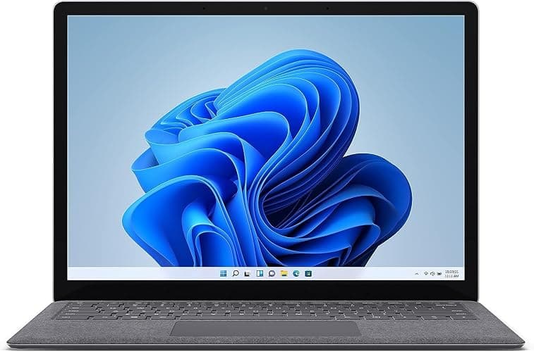 Microsoft Surface Laptop 4 - i7-1185G7 16GB RAM, 512GB SSD, 13.5" High-Performance Touchscreen Windows 11, Lightweight with Sleek Design Platinum 5EI-00019 (Renewed) - Image 1