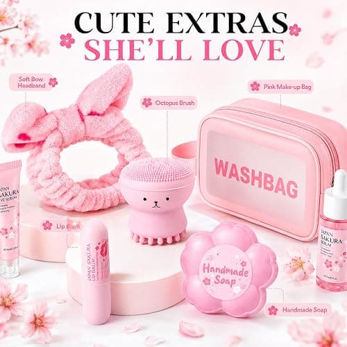 Sakura Skin Care Set for Kids & Teen, Birthday Christmas Gifts,15 PCS | Skincare for Girls 10-12, Skin Care for Kids 10-12, Kids Skin Care Set for Girls Ages 8-12, Face Care Kit, Daughter Gifts thumbnail 8