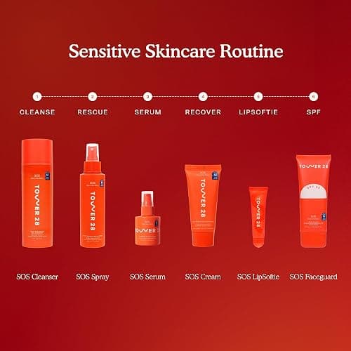 Tower 28 SOS Gel Cleanser + Makeup Remover for Sensitive Skin, Gentle Hydrating pH-Balanced Face Wash Removes Makeup and SPF Without Drying - 150ML thumbnail 6