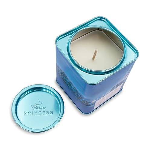 Disney Princess Home Collection Cinderella 11-Ounce Scented Tea Tin Candle with Crystal Gardenia Fragrance | 28-Hour Burn Time | Home Decor Housewarming Essentials, Cute Gifts and Collectibles thumbnail 2