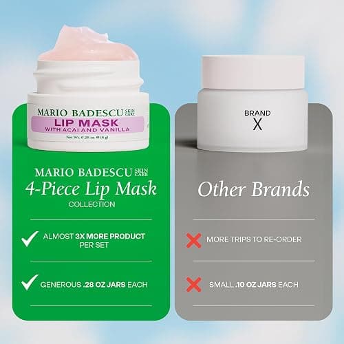 Mario Badescu Lip Mask, Overnight Lip Treatment Enriched With Skin Softening Coconut Oil and Hydrating Shea Butter thumbnail 6