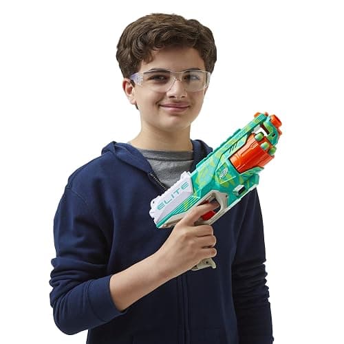 NERF Elite Disruptor Dynamic Green Dart Blaster, Rotating Drum, Slam Fire, Kids Outdoor Toys for 8 Year Old Boys & Girls (Amazon Exclusive) thumbnail 7