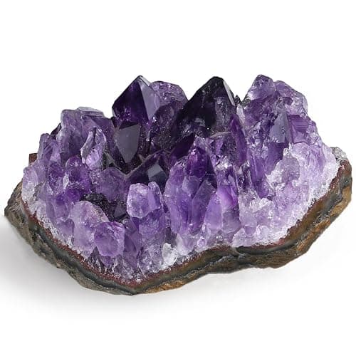 Amethyst crystal cluster rock gemstone - Image 1