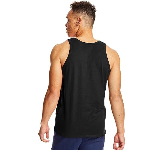 Hanes Men’s Performance Tank, X-Temp Moisture-Wicking Tank Top, Solid Colors, 2-Pack thumbnail 5