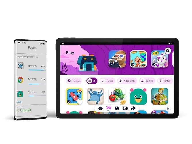 Lenovo Tab M11 - Tablette Tactile 11'' WUXGA (Processeur MediaTek Helio G88, 8Coeurs, 4 Go de RAM, eMMC 128 Go, Lenovo Tab Pen, Android 13, WiFi + Bluetooth) - Luna Gris thumbnail 10