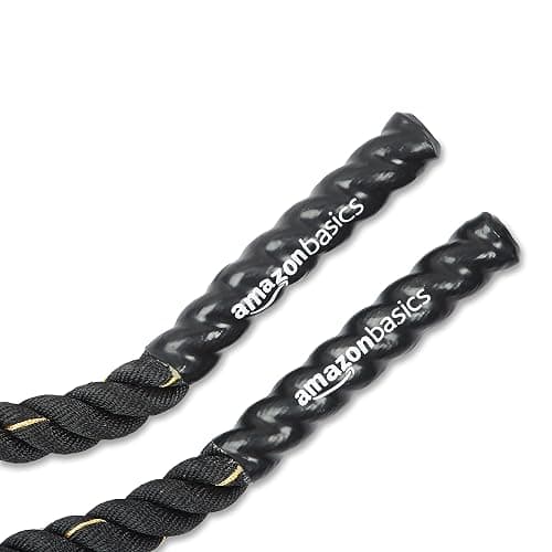 Amazon Basics Battle Rope for Home Gym Workout, Exercise Training Equipment thumbnail 6